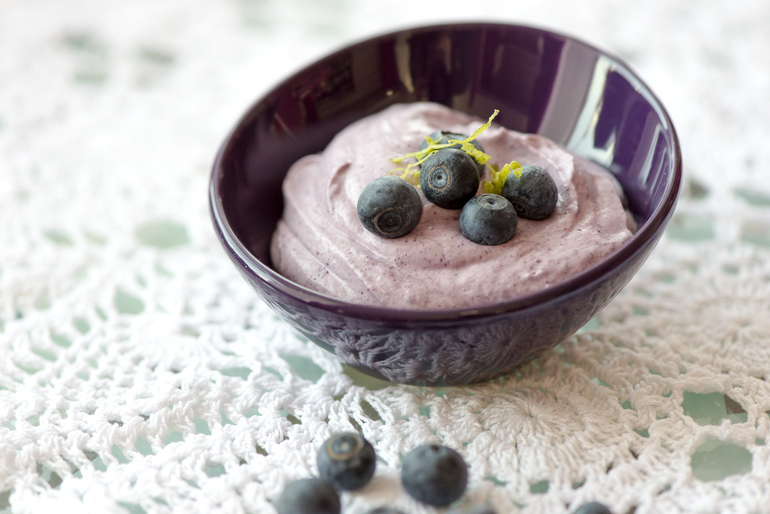 Blueberry curd